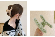 バンスクリップ ヘアクリップ レディース ヘアアクセサリー 髪留め 髪飾り ふわふわ フェイクファー 大きめ しっかり まとめ髪