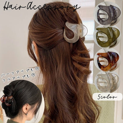 ヘアクリップ バンスクリップ レディース 女性 ヘアアクセサリー 小さめ 商品画像