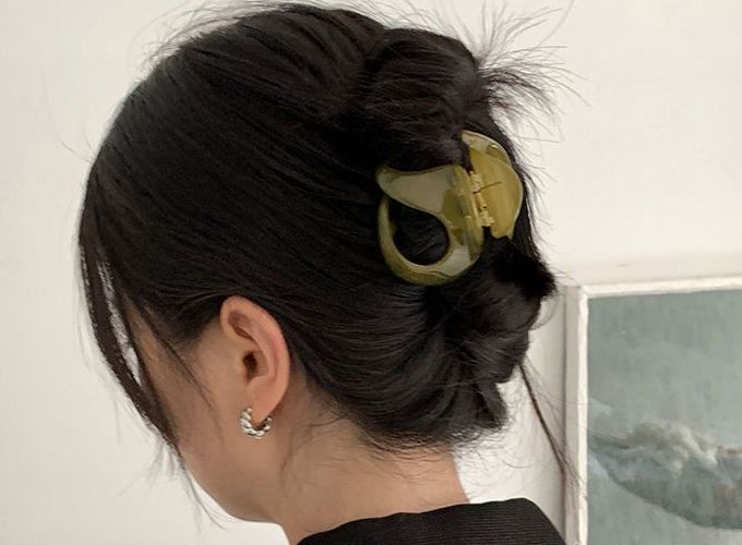 ヘアクリップ バンスクリップ レディース 女性 ヘアアクセサリー 小さめ 商品画像4