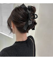 バンスクリップ ヘアクリップ レディース ヘアアクセサリー 髪留め 髪飾り ヘアアレンジ リボン かわいい おしゃれ