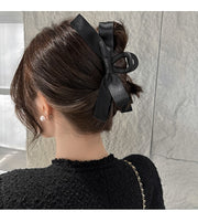 バンスクリップ ヘアクリップ レディース ヘアアクセサリー 髪留め 髪飾り ヘアアレンジ リボン かわいい おしゃれ