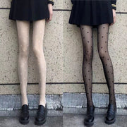 パンティストッキング パンスト ハート柄 ドット リボン シアータイツ タトゥータイツ 柄ストッキング レディース インナー 女性下着 ランジェリー 可愛い かわいい ガーリー おしゃれ 結婚式 パーティー イベント 女性用 婦人用
