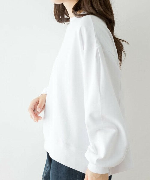 トレーナー スウェット プルオーバー 袖ゆったり 袖ボリューム 裏毛 商品画像5