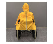 車椅子用レインコート 車いす用 レインコート 介護 車椅子関連 レインポンチョ ツバあり 幅広 透明バイザー付き 視界良好 車いす 介助用 ポンチョ 雨具 雨合羽 カッパ 便利