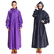 レインコート フード付き カッパ 雨合羽 男女兼用 レインウェア 雨具 ロング カラフル 無地 シンプル スナップボタン 大きいサイズ レディース メンズ