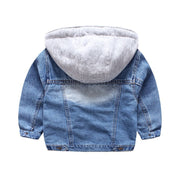 ジージャン Gジャン フード付きデニムジャケット ジーンズジャケット ジップアップ パーカー付き 子供服 こども服 アウター 春秋冬 男の子 女の子 男児 女児 キッズ 羽織り 上着 定番 カジュアル 100cm 110cm 120cm 130cm 140cm