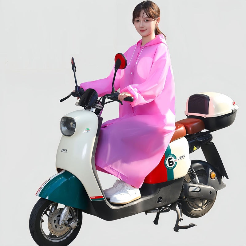 レインコート フード付き カッパ 雨具 レインウェア 男女兼用 商品画像2