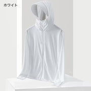 パーカ ジップアップ パーカー レディース メンズ トップス UVパーカー UVカット アウター 涼しい フード付き 長袖 ラッシュガード 春 夏 薄手 通気性 日焼け防止 冷房対策 紫外線