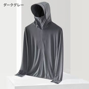 パーカ ジップアップ パーカー レディース メンズ トップス UVパーカー UVカット アウター 涼しい フード付き 長袖 ラッシュガード 春 夏 薄手 通気性 日焼け防止 冷房対策 紫外線