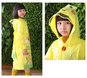 レインコート レインウェア 雨がっぱ キッズ ジュニア 男の子 女の子 子供用 雨具 リュック対応 ランドセル対応 ボタン フード 袖ゴム アニマル 通園 通学