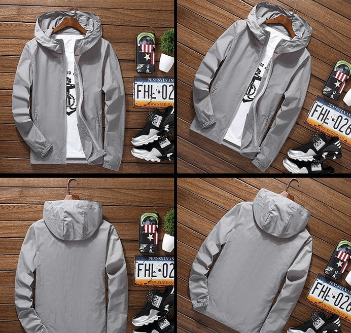 ウインドブレーカー 収納袋付き メンズ レディース ユニセックス アウター 商品画像4