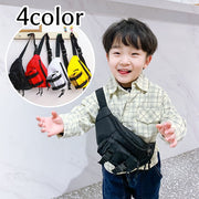 ボディバッグ キッズ 子供用 鞄 カバン 無地 斜めがけ ウエストバッグ かわいい おしゃれ デイリー カジュアル アウトドア お出かけ ギフト プレゼント 贈り物 白 黄色 赤 黒