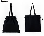 巾着トートバッグ 巾着袋 レディース メンズ カバン キャンバス 大容量 軽量 肩掛け 手提げ 折りたたみ 無地 シンプル カジュアル