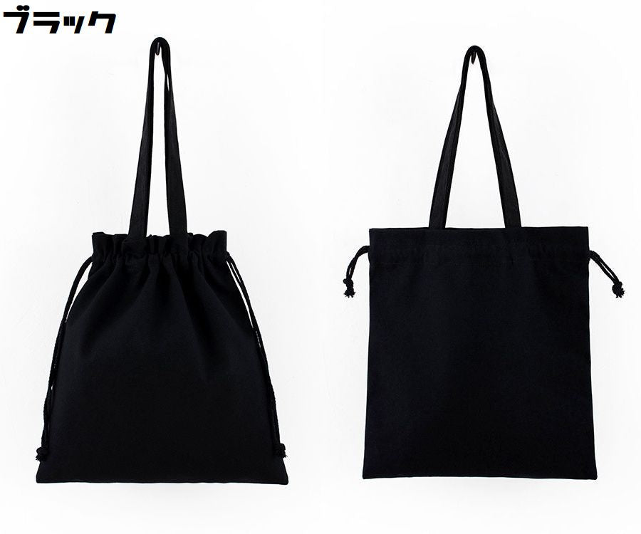 巾着トートバッグ 巾着袋 レディース メンズ カバン キャンバス 商品画像4
