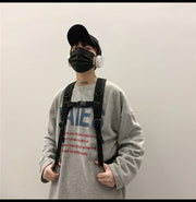 リュックサック デイパック バックパック ユニセックス A4 男女兼用 レディース メンズ チェストベルト チェストストラップ付き 鞄 カバン バッグ 無地 単色 シンプル キャンパス メッシュ 大容量 ファッション 通学 通勤 かわいい おしゃれ お出かけ