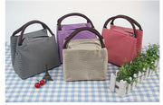 ハンドバッグ ミニバッグ ランチバッグ サブバッグ バック 鞄 BAG かばん レディース 女性用 ボーダー柄 シンプル ジッパー ファスナー 安心 マチ有り 貴重品入れ カジュアル