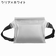 ウエストポーチ 防水バッグ 男女兼用 レディース メンズ ウエストバッグ ボディバッグ マジック テープ シンプル レジャー 海水浴 ビーチ プール キャンプ アウトドア