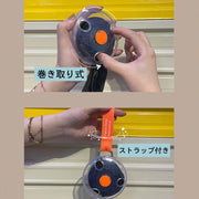 エコバッグ リール式 キーホルダー型 巻き取り式 ストラップ付き コンパクト 薄手 携帯 持ち運び 買い物袋 ショッピングバッグ トートバッグ 折りたたみ レジ袋 日用雑貨
