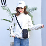 5WAY Sサイズ スマホポーチ ショルダーバッグ ポシェット レディース ミニ 軽量 小さめ 大容量 小物入れ 斜めがけ 縦型