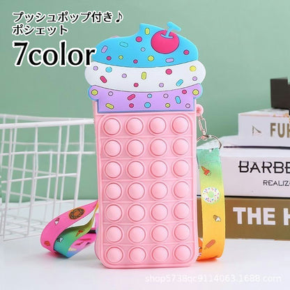 ポシェット ミニショルダーバッグ ポーチ キッズ 女の子 子供 商品画像