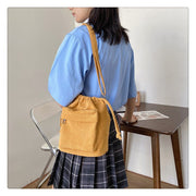 ショルダーバッグ 巾着バッグ レディース 鞄 カバン コーデュロイ 肩掛け 斜め掛け きんちゃく ファスナーポケット おしゃれ かわいい カジュアル デイリー ナチュラル ガーリー お出かけ ポーチ 大人可愛い 女子 女性用