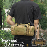 3WAYバッグ ウエストバッグ ショルダーバッグ ボディバッグ メンズ 鞄 カバン 迷彩柄 カモフラ柄 ヒップバッグ 大容量 たっぷり収納 肩掛け 男性 紳士