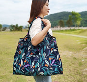 エコバッグ ショッピングバッグ レジ袋 手提げ袋 コンパクト 軽量 折りたたみ 持ち運び 携帯 便利 おしゃれ かわいい 花柄 ドット柄 リーフ イヌ ネコ