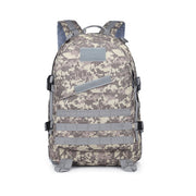 バックパック リュック 大容量 45L リュックサック デイパック メンズ レディース 迷彩柄 鞄 サバゲー 登山 キャンプ アウトドア 無地 ベルト付き ポケット ファスナー 面ファスナー マジック テープ 持ち手付き サイズ調節可 サバイバル ミリタリー 山登り 黒 カーキ 緑 灰