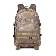 バックパック リュック 大容量 45L リュックサック デイパック メンズ レディース 迷彩柄 鞄 サバゲー 登山 キャンプ アウトドア 無地 ベルト付き ポケット ファスナー 面ファスナー マジック テープ 持ち手付き サイズ調節可 サバイバル ミリタリー 山登り 黒 カーキ 緑 灰