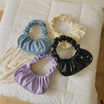 ハンドバッグ レディース 女性用 かばん 鞄 ギャザー 商品画像5