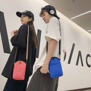 ミニショルダーバッグ ポシェット スマホポーチ レディース メンズ 男性 女性 ユニセックス 男女兼用 カバン 鞄 サブバッグ スナップボタン ポケット ファスナー 斜め掛け 肩掛け 無地 シンプル カジュアル かばん 小さめ 長方形 お出かけ おしゃれ ファッション小物