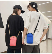ミニショルダーバッグ ポシェット スマホポーチ レディース メンズ 男性 女性 ユニセックス 男女兼用 カバン 鞄 サブバッグ スナップボタン ポケット ファスナー 斜め掛け 肩掛け 無地 シンプル カジュアル かばん 小さめ 長方形 お出かけ おしゃれ ファッション小物