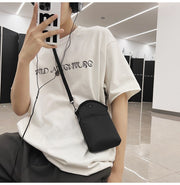 ミニショルダーバッグ ポシェット スマホポーチ レディース メンズ 男性 女性 ユニセックス 男女兼用 カバン 鞄 サブバッグ スナップボタン ポケット ファスナー 斜め掛け 肩掛け 無地 シンプル カジュアル かばん 小さめ 長方形 お出かけ おしゃれ ファッション小物