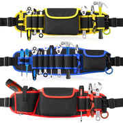腰袋 工具差し 道具袋 ウエストポーチ ウエストバッグ 工具ポーチ 工具袋 工具ベルト オックスフォード 面ファスナー マジック テープ シンプル 工具 収納 保管 作業 DIY 青 赤 黄色