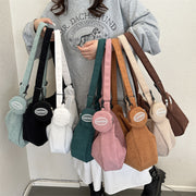 ショルダーバッグ レディース 鞄 かばん カバン バック 肩掛け カラバリ豊富 帆布 キャンバス かわいい おしゃれ 定番 シンプル 無地 ヘビロテ 大容量