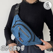 ボディバッグ ウエストポーチ ヒップバッグ 小物入れ ミニバッグ 腰袋 鞄 カバン 収納 反射 斜め掛け カジュアル ユニセックス レディース メンズ 女性 男性