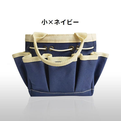 ガーデンツールバッグ 園芸バッグ 手提げ 道具袋 工具収納用品 外ポケット付き 商品画像2