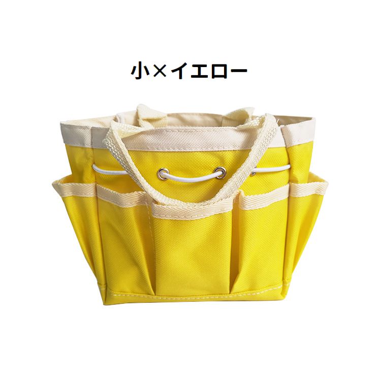 ガーデンツールバッグ 園芸バッグ 手提げ 道具袋 工具収納用品 外ポケット付き 商品画像4