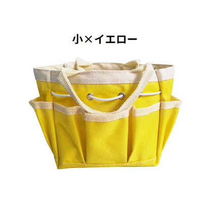 ガーデンツールバッグ 園芸バッグ 手提げ 道具袋 工具収納用品 外ポケット付き 商品画像4