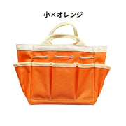 ガーデンツールバッグ 園芸バッグ 手提げ 道具袋 工具収納用品 外ポケット付き 大容量 オックスフォード 園芸工具収納袋 工具差し入れ 持ち運び 保管 整理