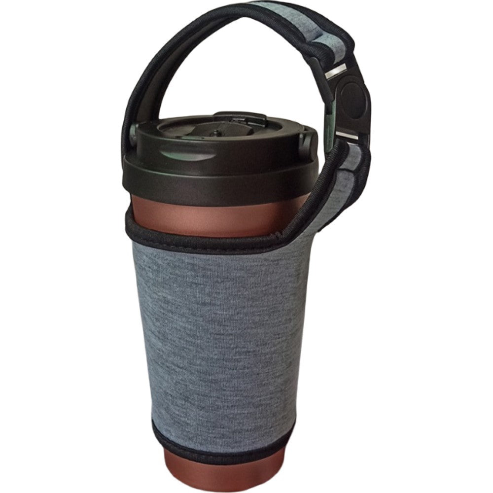 ドリンクホルダー タンブラーカバー 350～600ml対応 マグボトル 水筒カバー カップホルダー グレー バリエーション画像