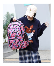 リュックサック キッズ ジュニア 子供用 カバン かばん 女の子 男の子 バックパック カラフル おしゃれ 可愛い 旅行 アウトドア ポケット 肩ひもメッシュ ファスナー おでかけ 遠足 小学生