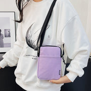 ショルダーバッグ ミニショルダー ポシェット レディース スマホポーチ スマホショルダー かばん 鞄 カバン おしゃれ かわいい ファスナー カジュアル デイリー お出かけ 無地 単色 シンプル 斜め掛け ミニバッグ 女性用 男女兼用