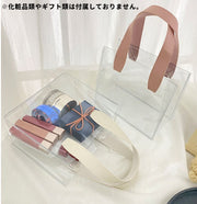 ラッピングバッグ ギフトバッグ 透明バッグ 18×20cm 23×25cm クリアバッグ 手提げ クリア 透明 プレゼント用 贈り物用 ギフト用袋 おしゃれ シンプル スタイリッシュ