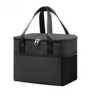 保温保冷バッグ お弁当入れ ランチバッグ ピクニックバッグ クーラーバッグ 持ち手付き 8L ファスナー 無地 単色 運動会 行事 花見 登山 イベント キャンプ バーベキュー アウトドア 鞄 かばん