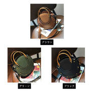 2wayバッグ ショルダーバッグ ハンドバッグ ラウンドバッグ レディース 婦人用 ファスナー 肩掛け 2way 持ち手金具