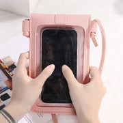 ミニショルダーバッグ サコッシュ スマホバッグ スマホショルダー スマホポーチ ポシェット クリアポケット レディース 女性 シンプル おしゃれ かわいい レザー調 斜め掛け クロスボディ 婦人用