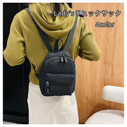 リュックサック レディース ミニリュックサック バッグ バックパック ミニバッグ コンパクト かわいい おしゃれ カラバリ豊富 カジュアル 女性