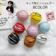 ミニショルダー キッズ バッグ ショルダーバッグ ポシェット サコッシュ 子供用 バスケットボール スポーティー 個性的 かわいい かっこいい おしゃれ 女の子 男の子 カラバリ豊富 カジュアル
