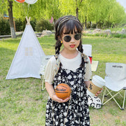 ミニショルダー キッズ バッグ ショルダーバッグ ポシェット サコッシュ 子供用 バスケットボール スポーティー 個性的 かわいい かっこいい おしゃれ 女の子 男の子 カラバリ豊富 カジュアル